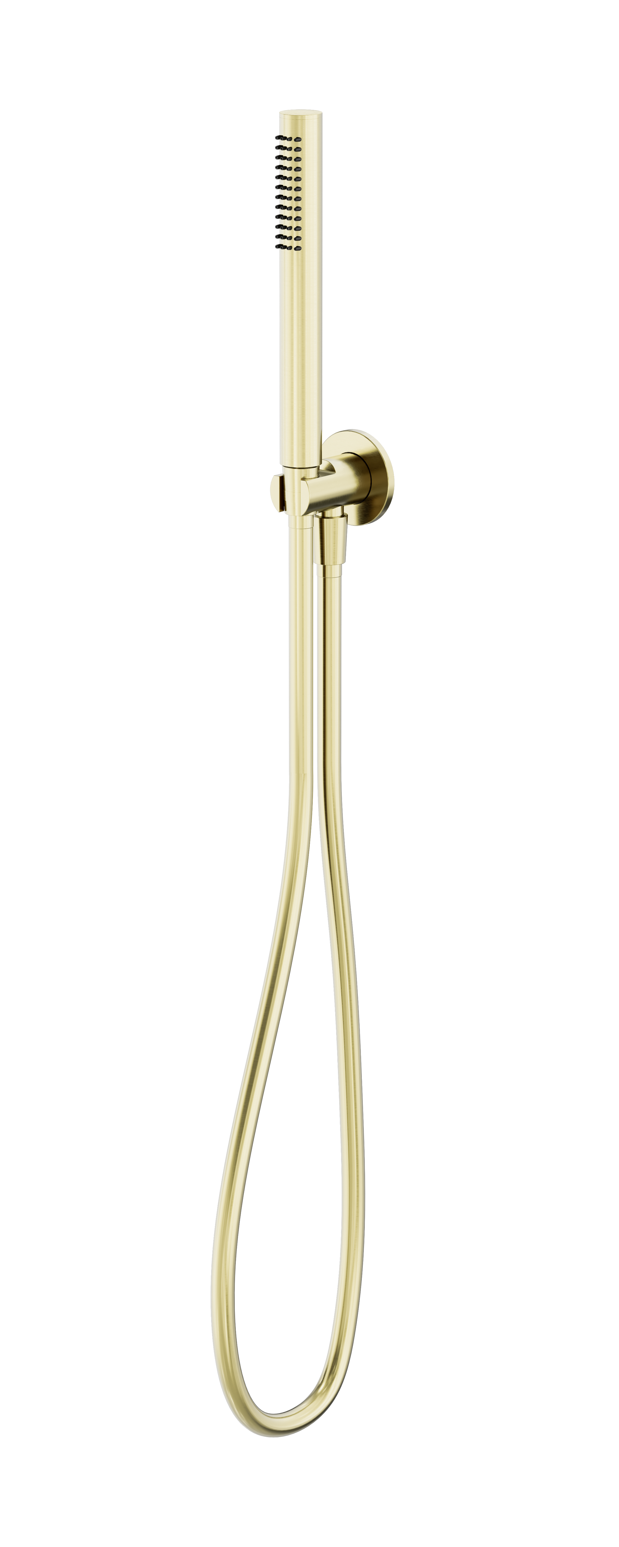 Slim Shower On Bracket Brushed Gold