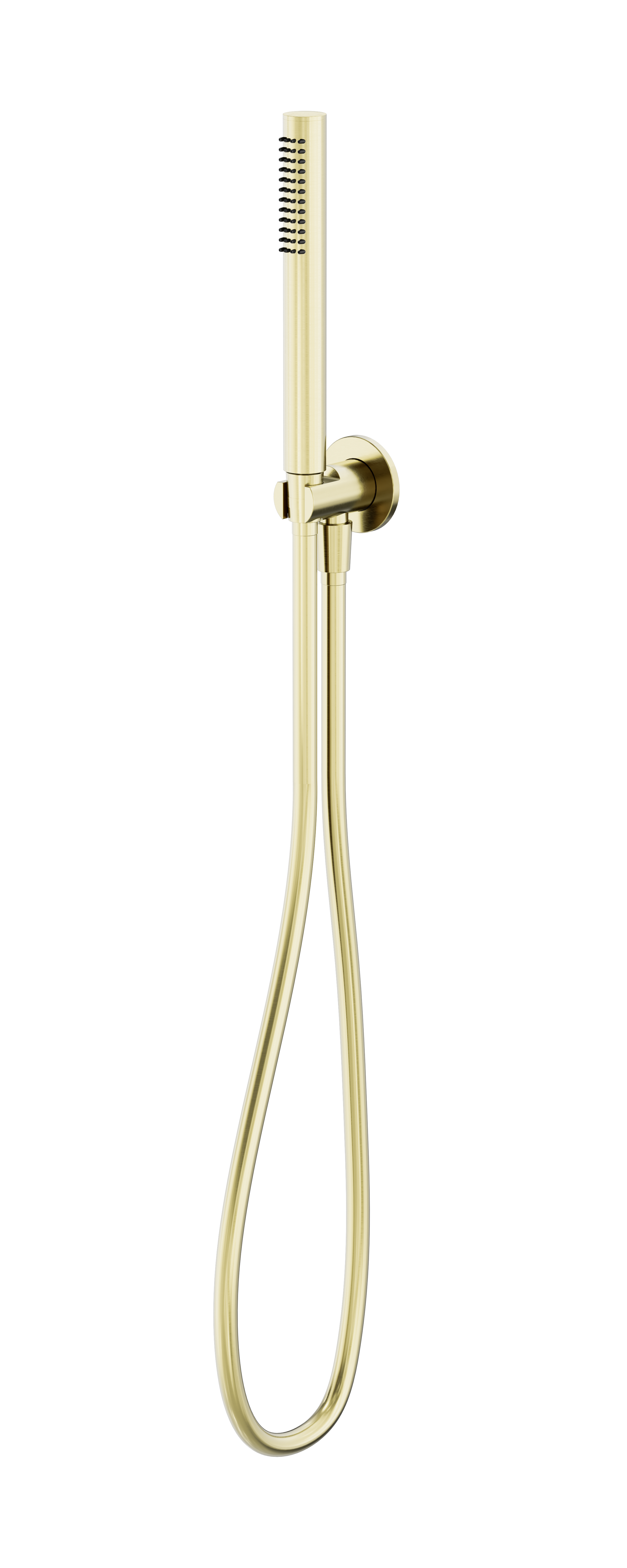 Slim Shower On Bracket Brushed Gold