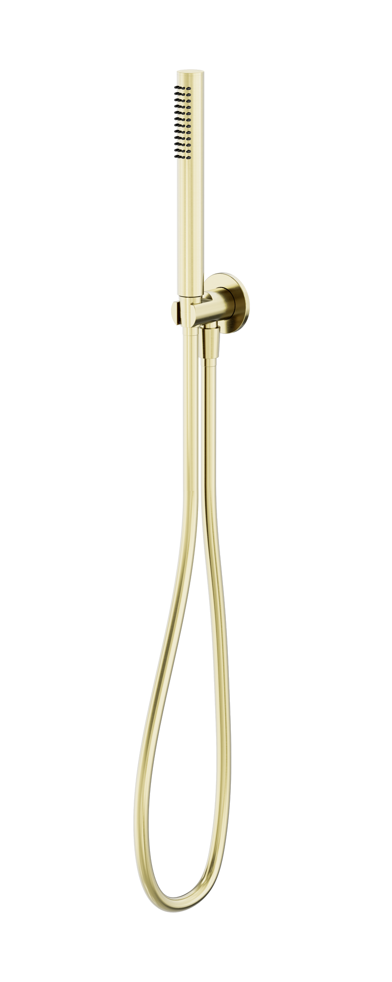 Slim Shower On Bracket Brushed Gold