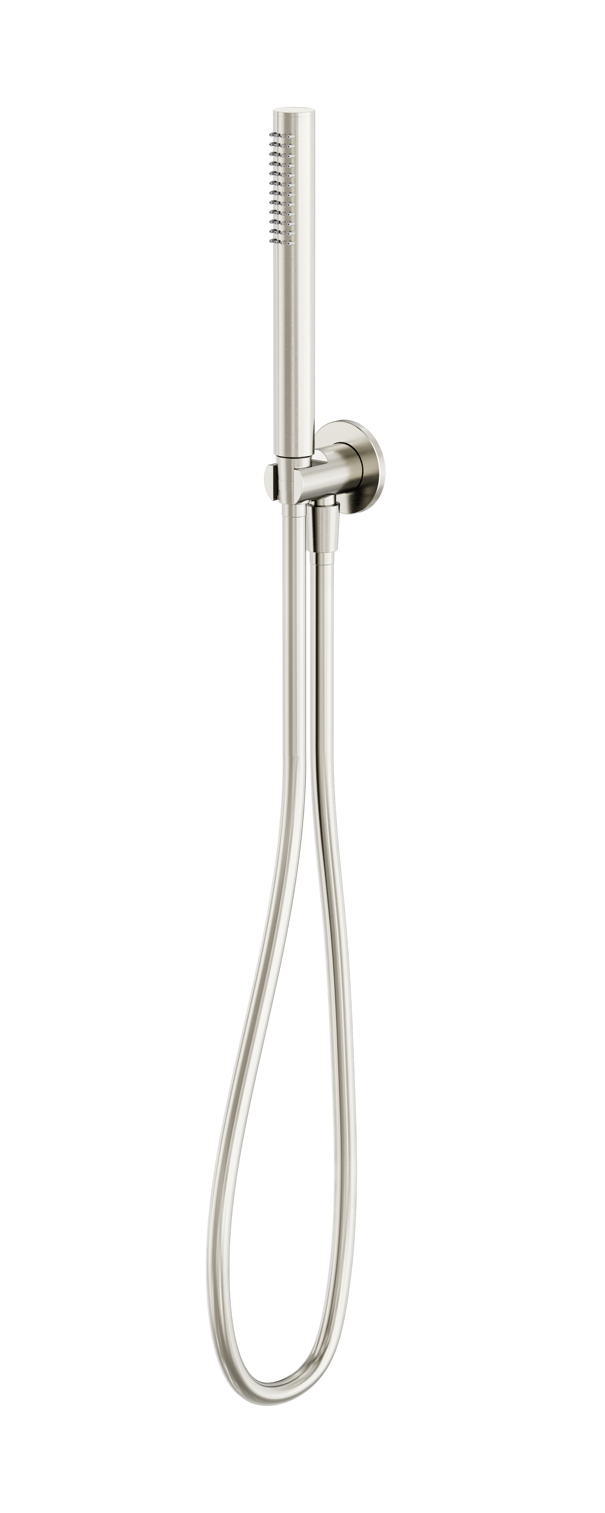Slim Shower On Bracket Brushed Nickel