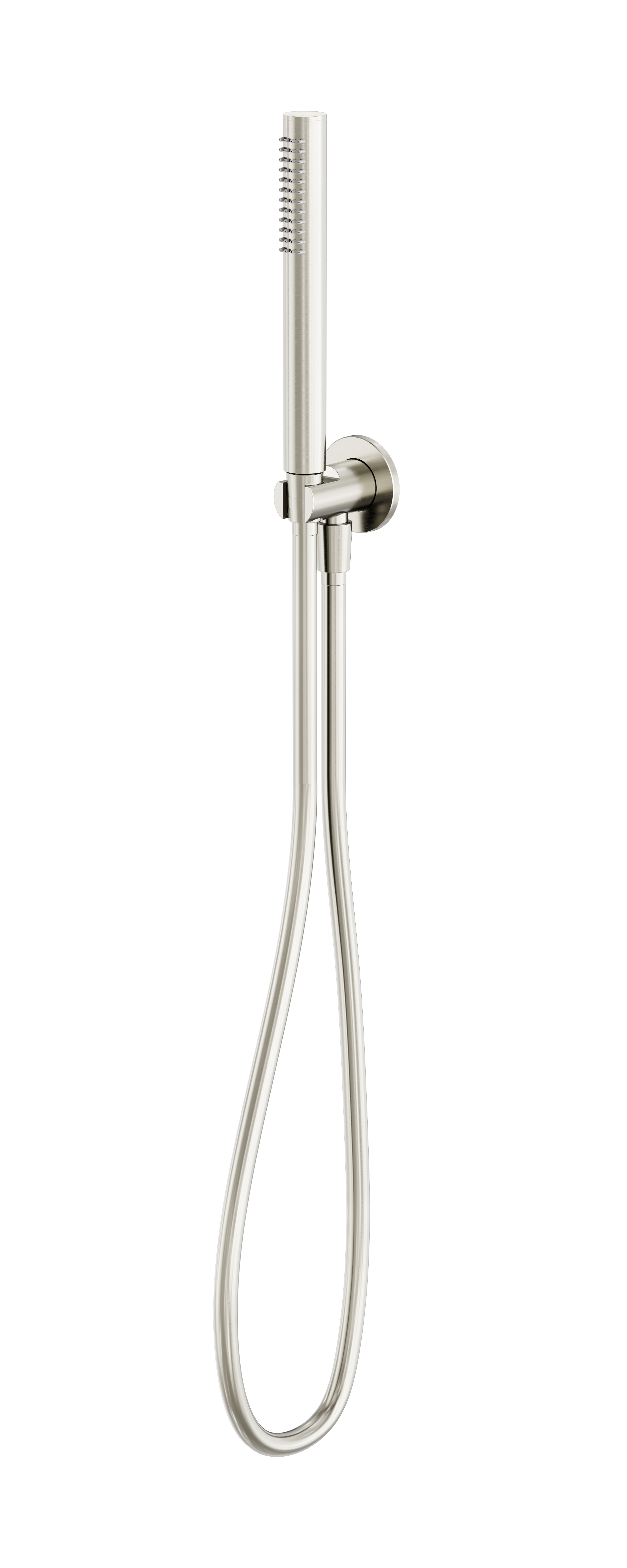 Slim Shower On Bracket Brushed Nickel