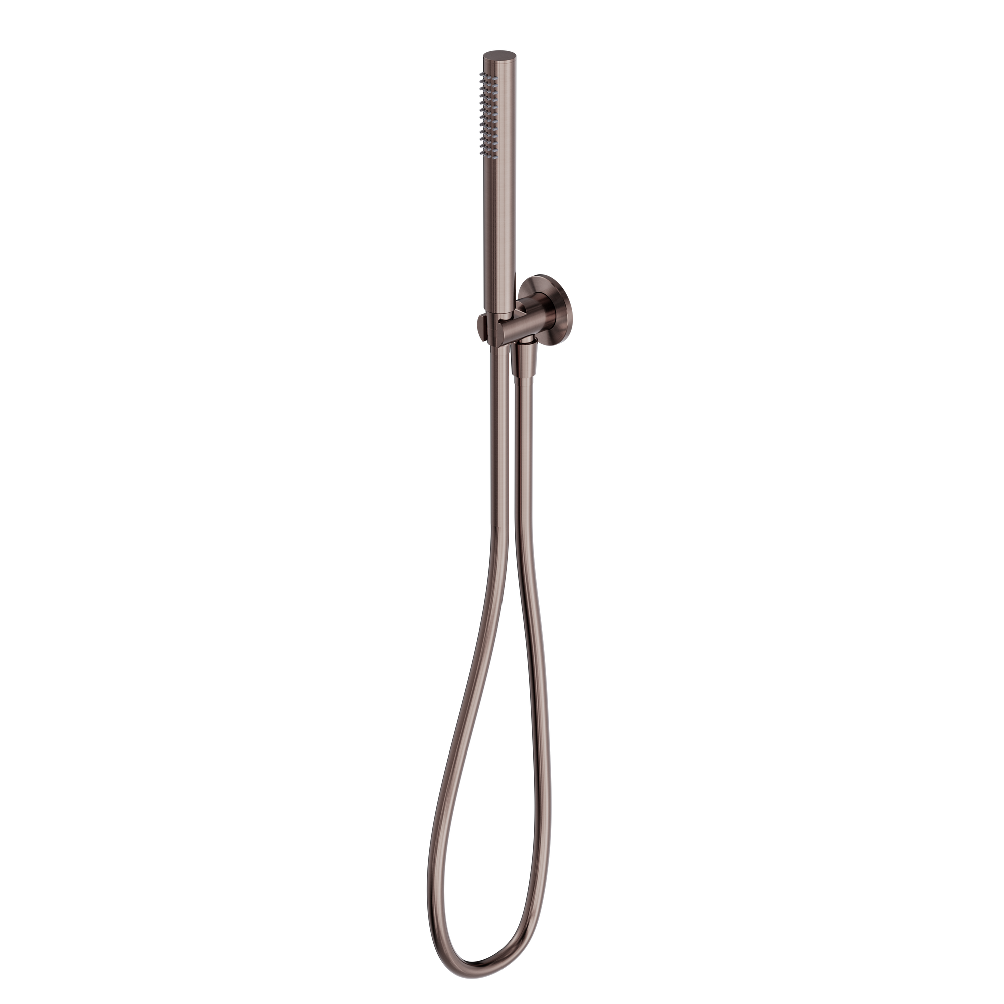 Slim Shower On Bracket Brushed Bronze