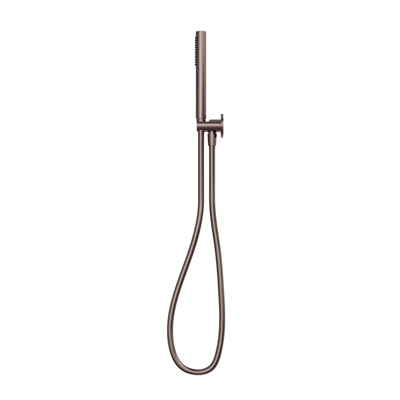 Slim Shower On Bracket Brushed Bronze