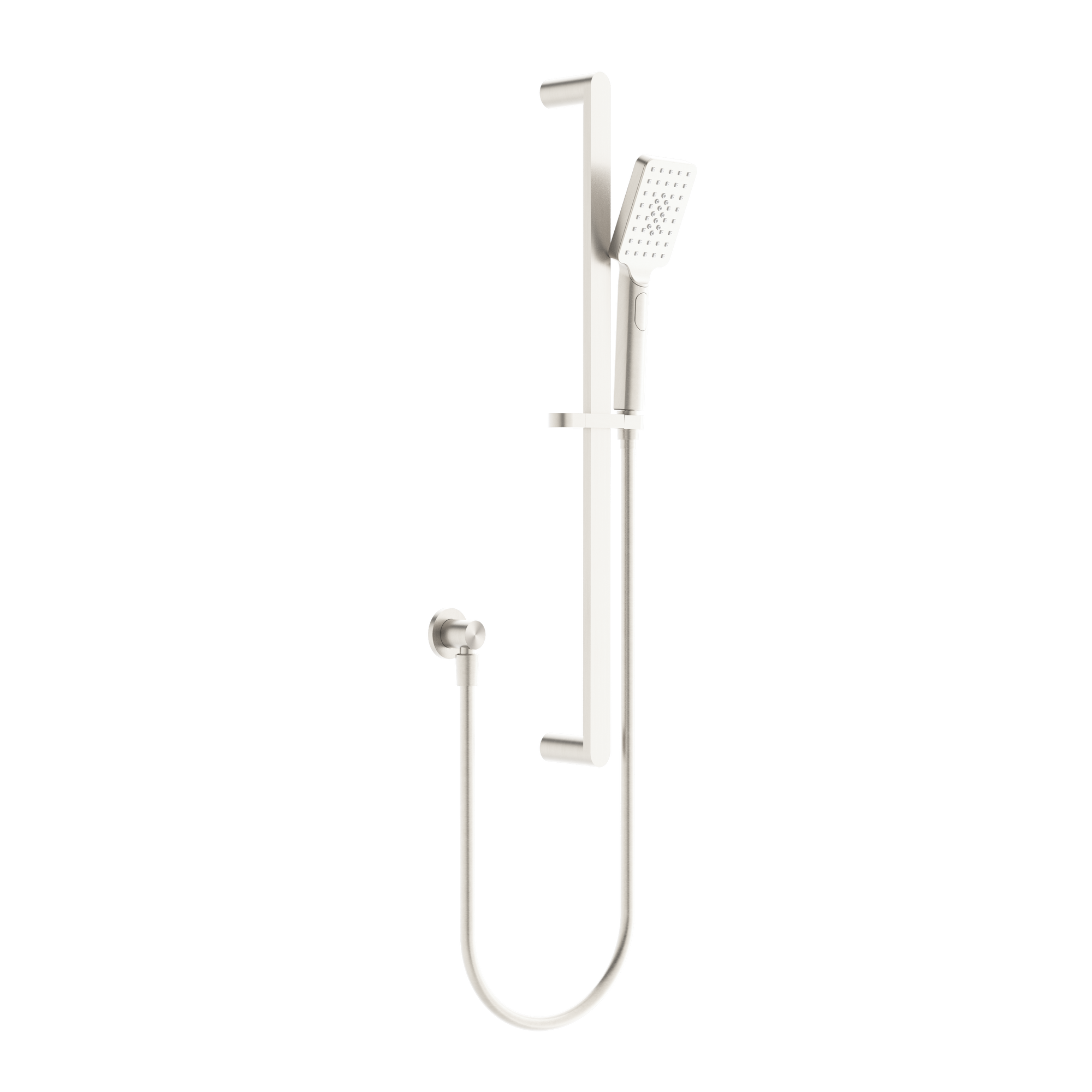 Bianca Shower Rail Brushed Nickel