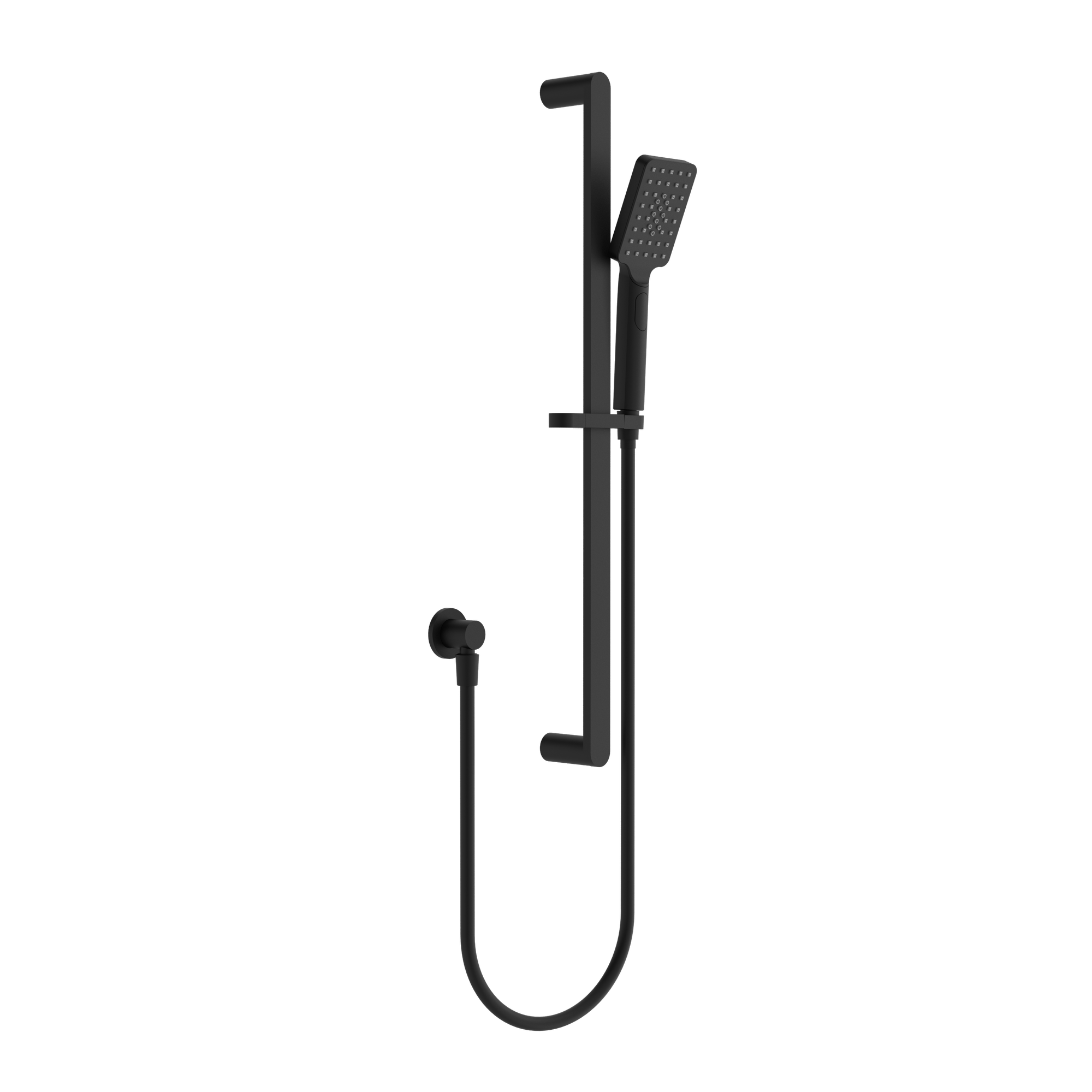 Bianca Shower Rail Matte Black