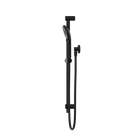 Round Metal Project Rail Shower Matte Black