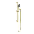 Round Metal Project Shower Rail 4 Star Rating Brushed Gold