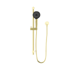 Round Metal Project Shower Rail 4 Star Rating Brushed Gold