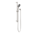 Round Metal Project Shower Rail 4 Star Rating Brushed Nickel
