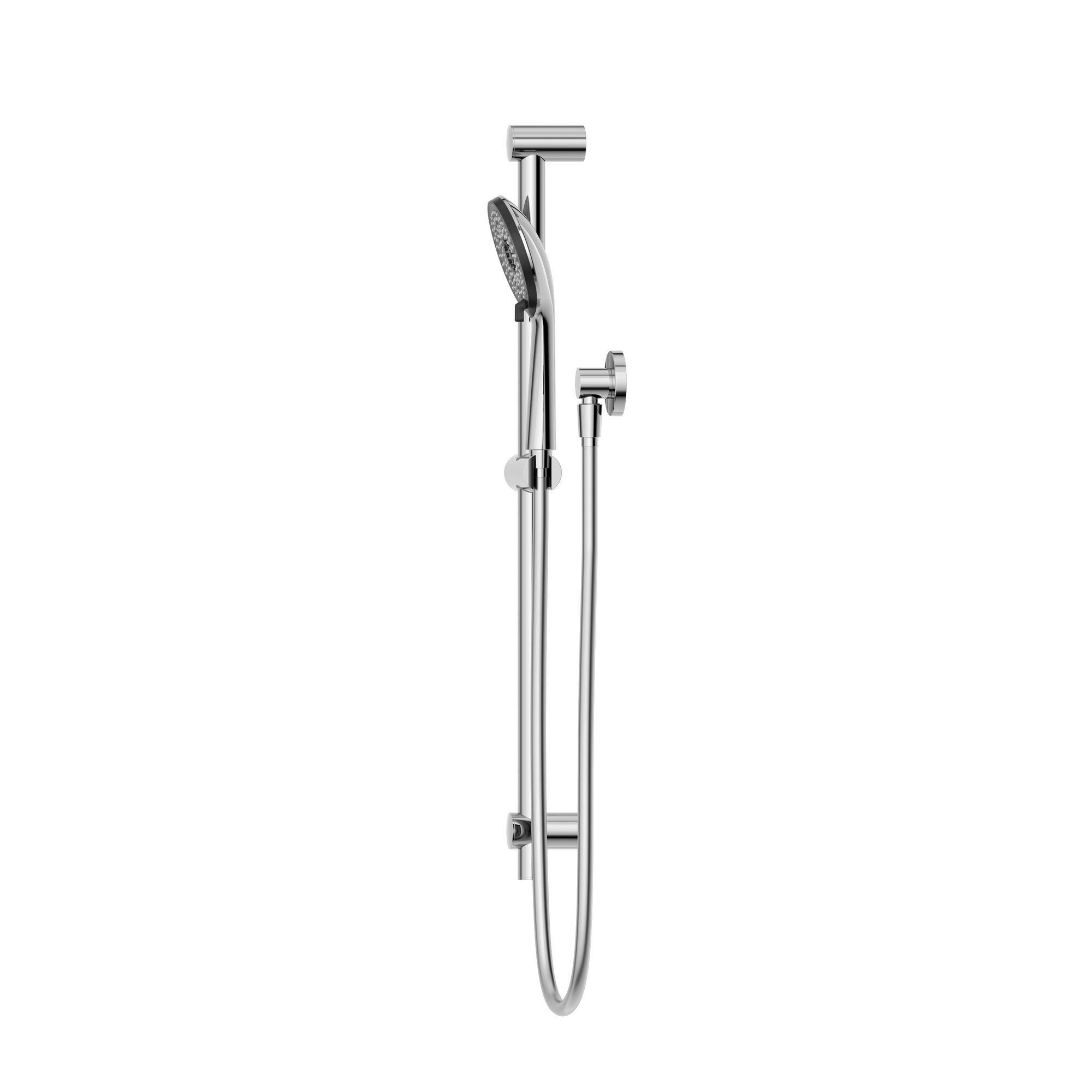 Round Metal Project Shower Rail 4 Star Rating Chrome