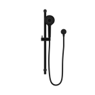Round Metal Project Shower Rail 4 Star Rating Matte Black