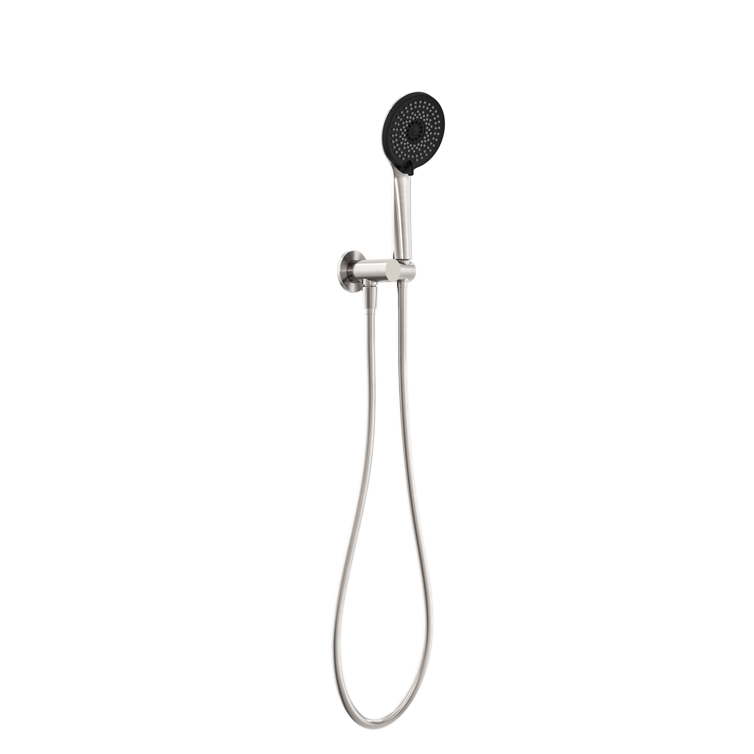 Project Round Shower On Bracket 4 Star Rating Brushed Nickel