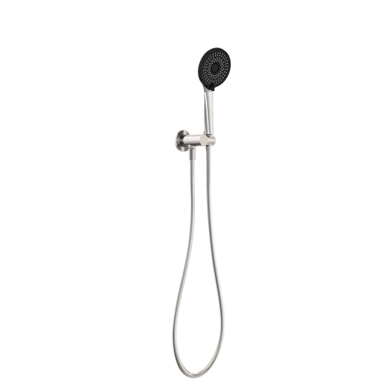 Project Round Shower On Bracket 4 Star Rating Brushed Nickel