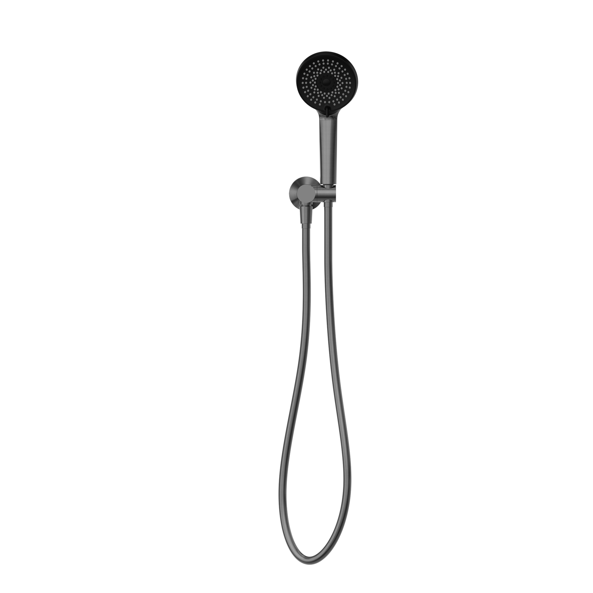 Project Round Shower On Bracket 4 Star Rating Gun Metal