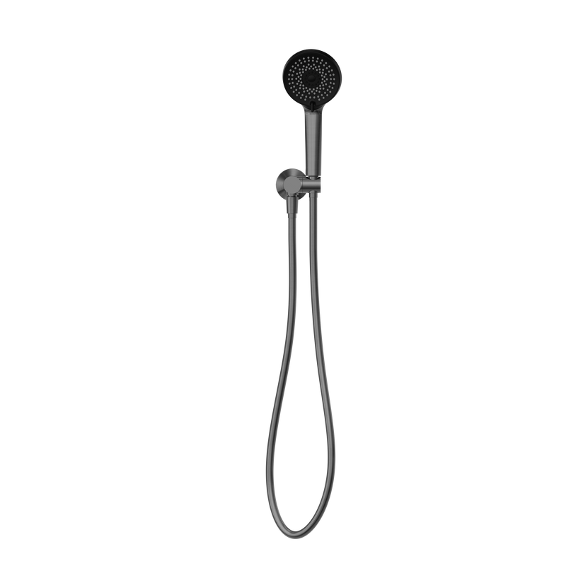 Project Round Shower On Bracket 4 Star Rating Gun Metal