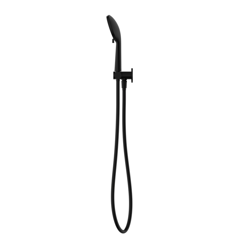 Project Round Shower On Bracket 4 Star Rating Matte Black