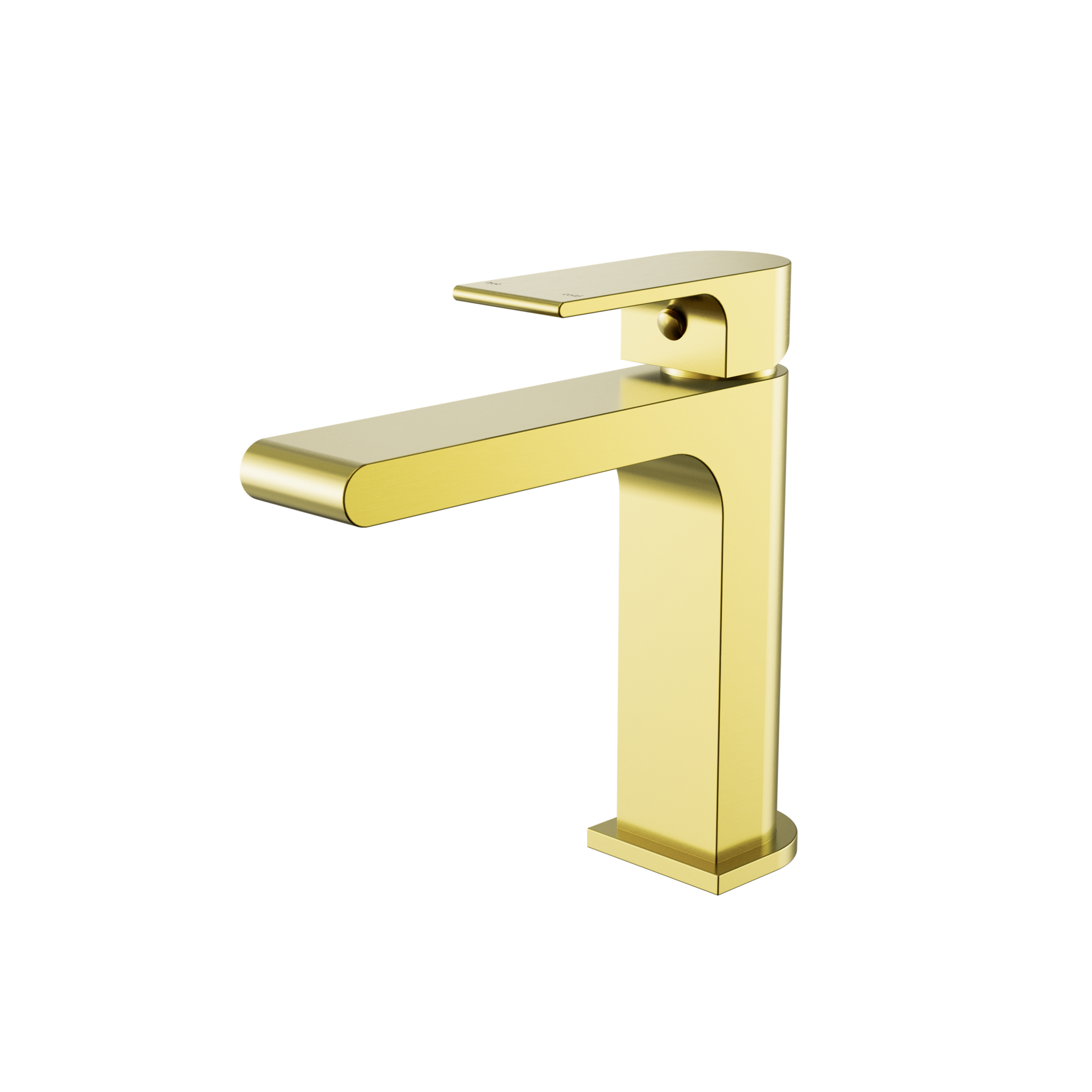 Bianca Basin Mixer Straight Spout Brushed Gold