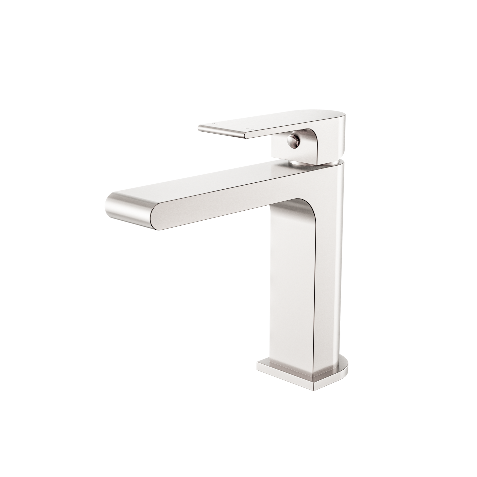 Bianca Basin Mixer Straight Spout Brushed Nickel