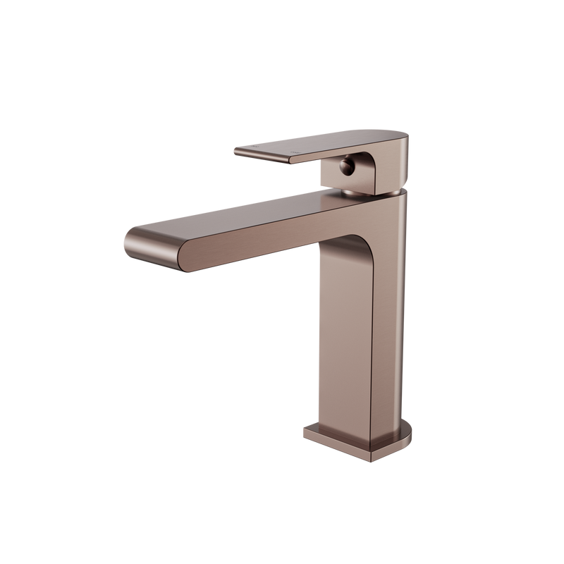 Bianca Basin Mixer Straight Spout Brushed Bronze