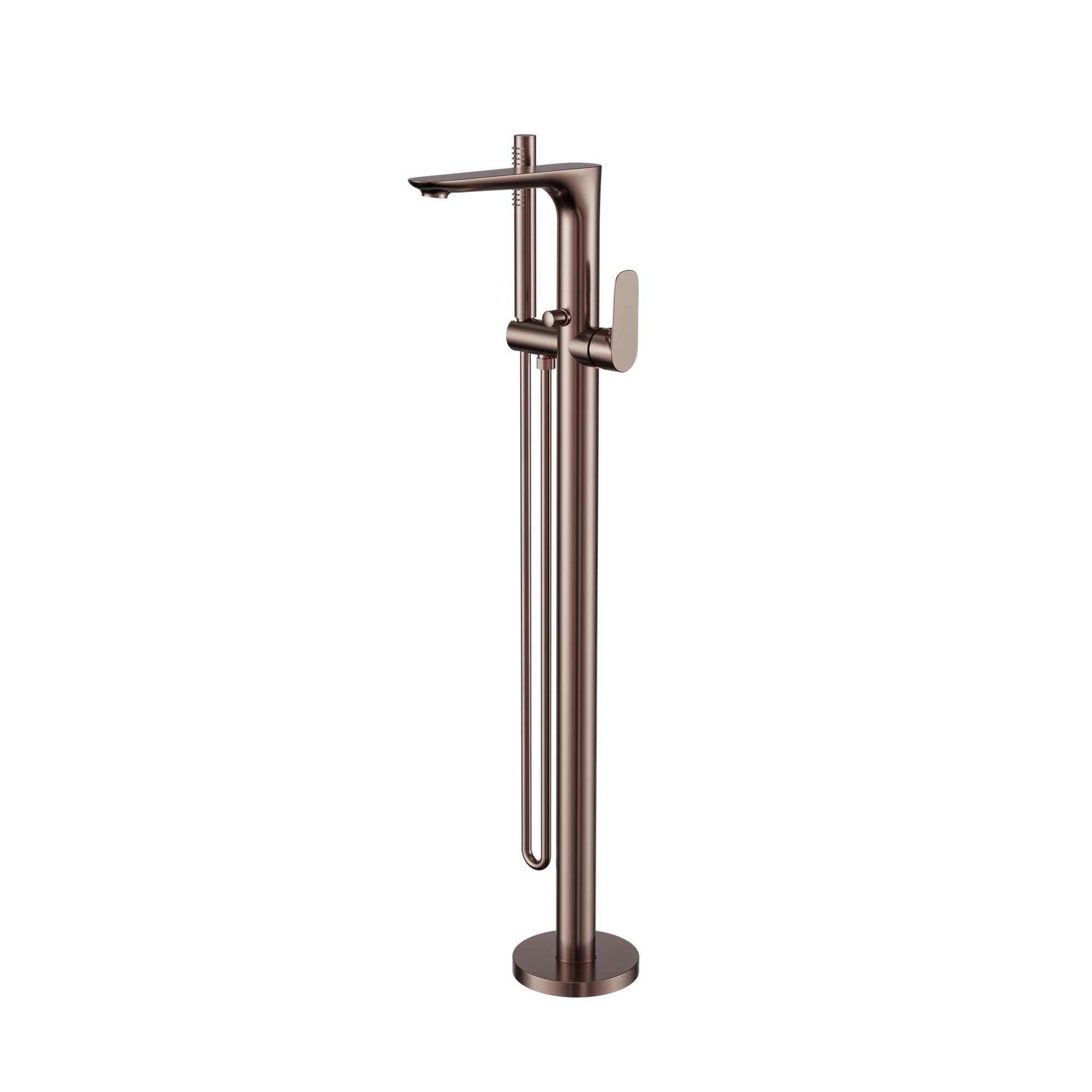 Bianca Freestanding Bath Mixer With Hand Shower Brushed Bronze