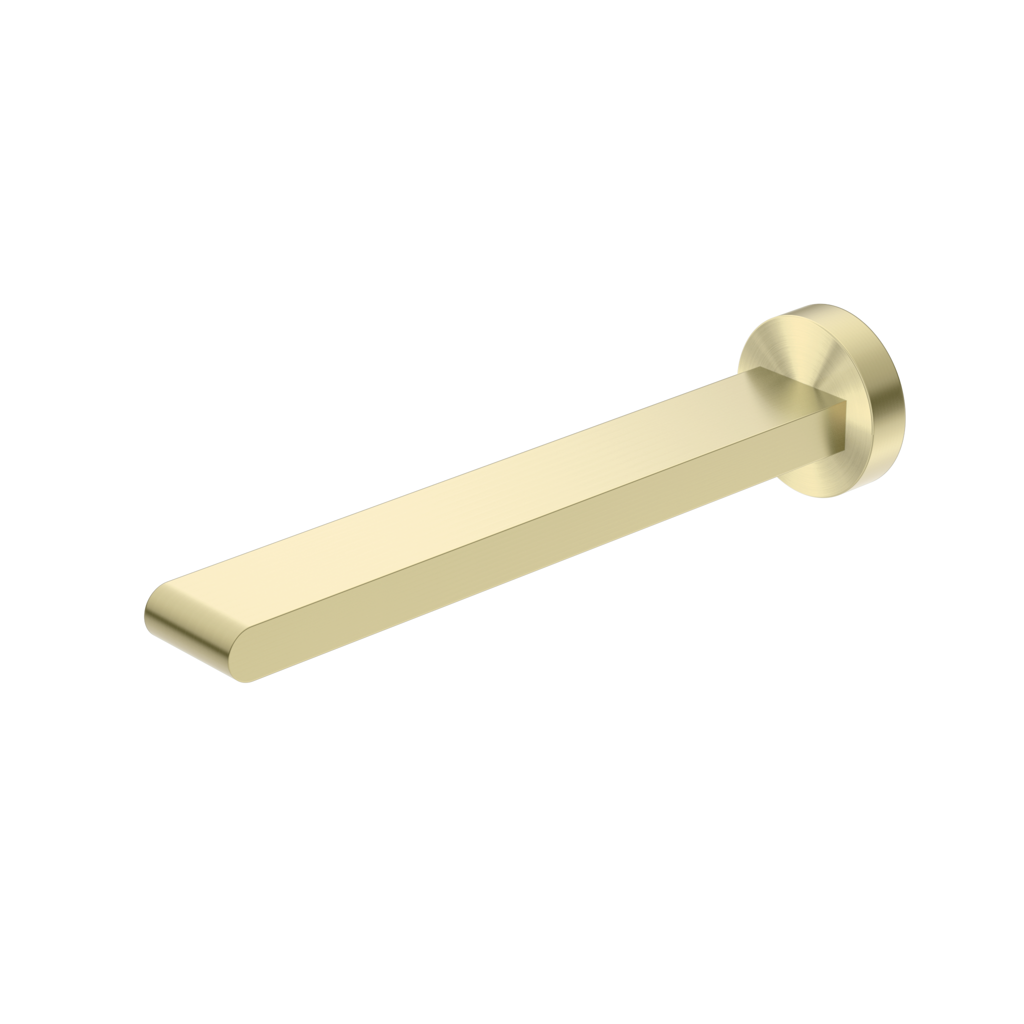 Bianca Fixed Bath Spout Only 240mm Brushed Gold