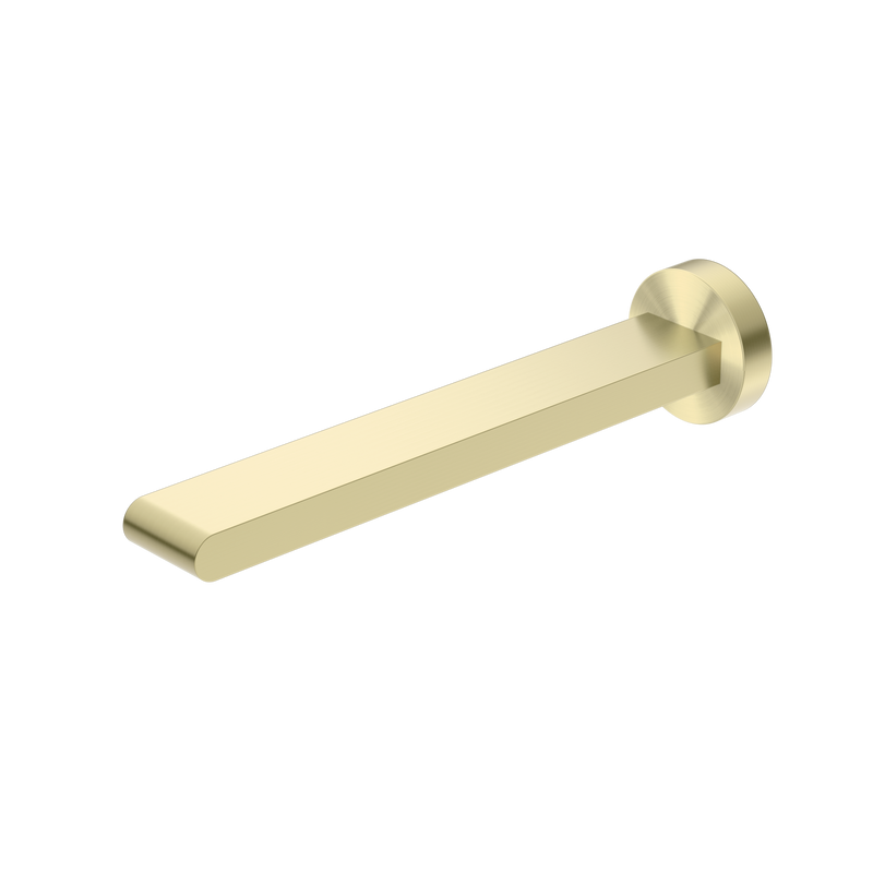 Bianca Fixed Bath Spout Only 240mm Brushed Gold