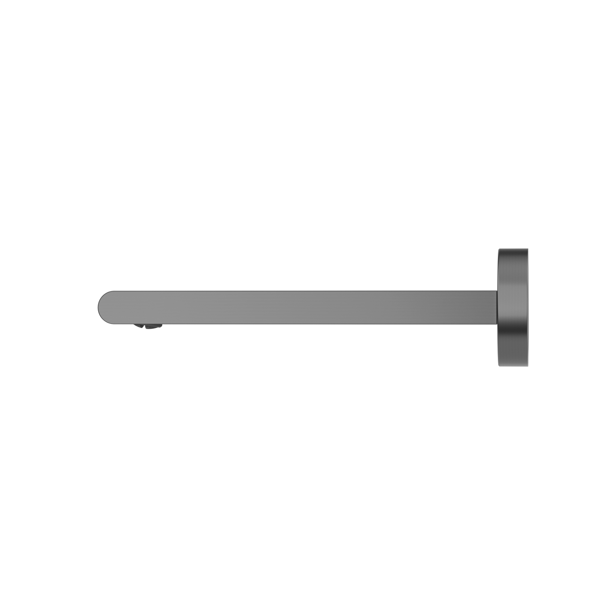 Bianca Fixed Bath Spout Only 240mm Gun Metal
