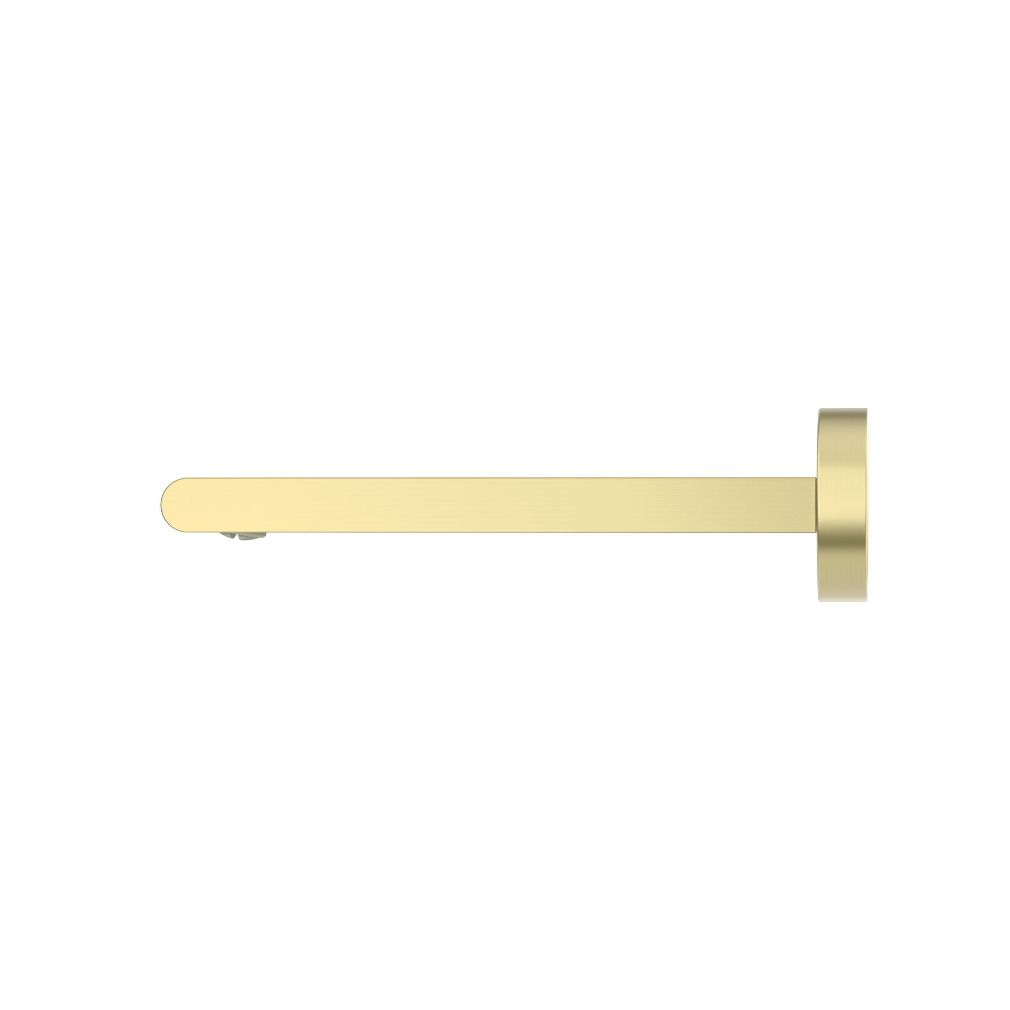 Bianca Fixed Bath Spout Only 200mm Brushed Gold