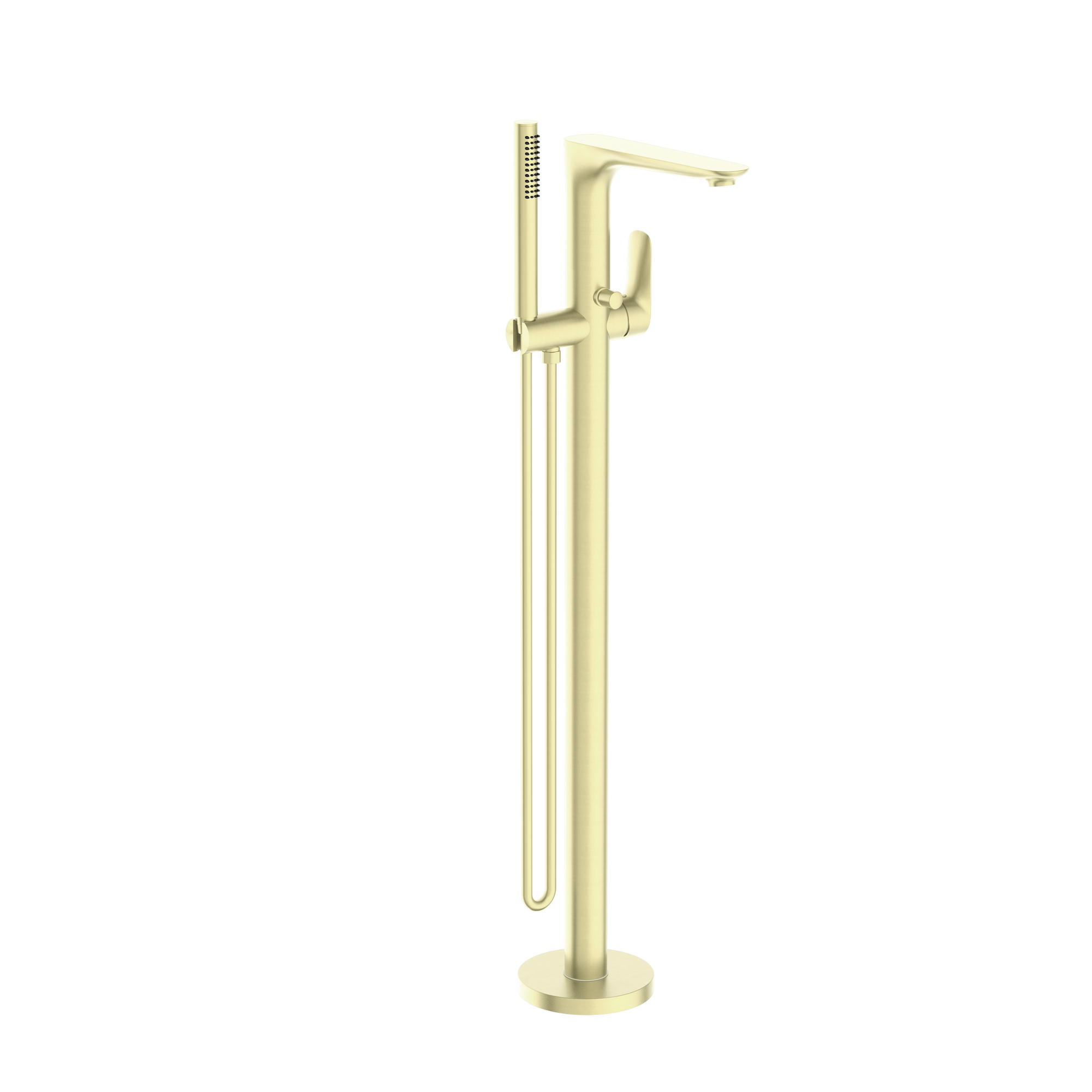 Bianca Freestanding Bath Mixer With Hand Shower Brushed Gold