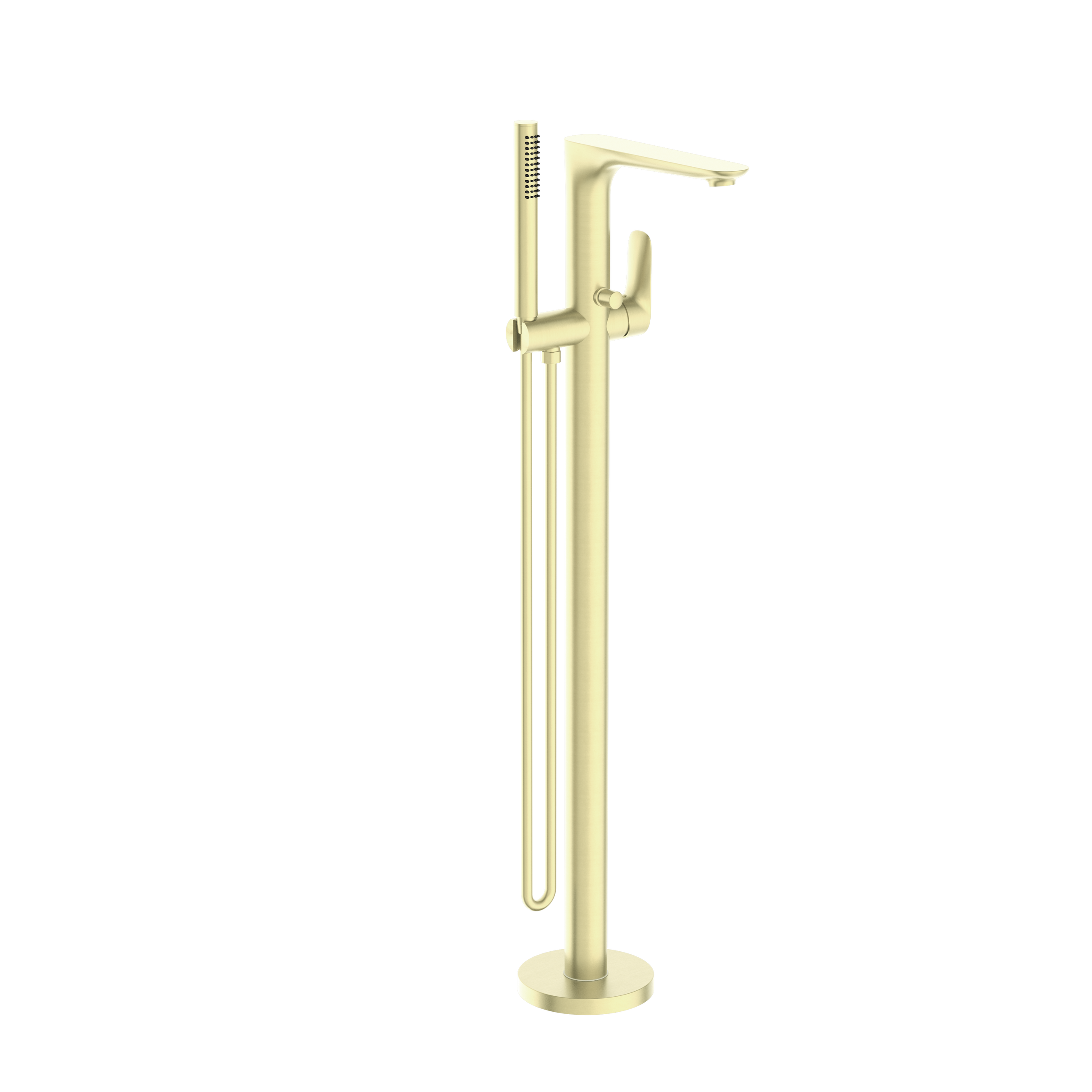 Bianca Freestanding Bath Mixer With Hand Shower Brushed Gold