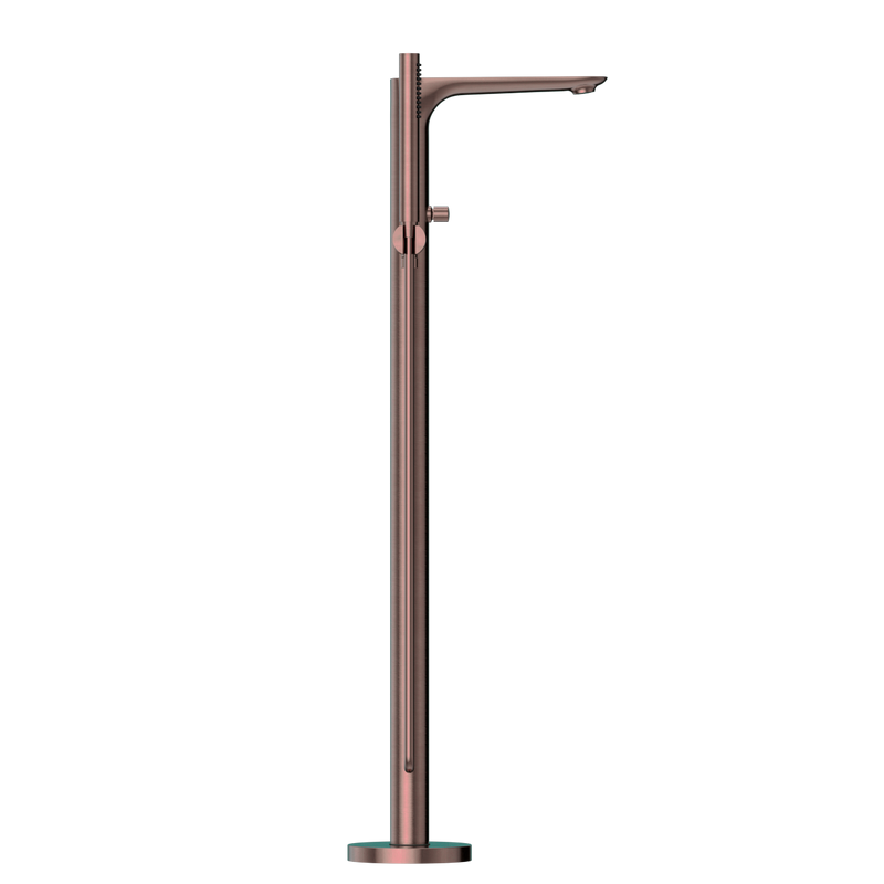 Bianca Freestanding Bath Mixer With Hand Shower Brushed Bronze