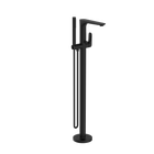 Bianca Freestanding Bath Mixer With Hand Shower Matte Black