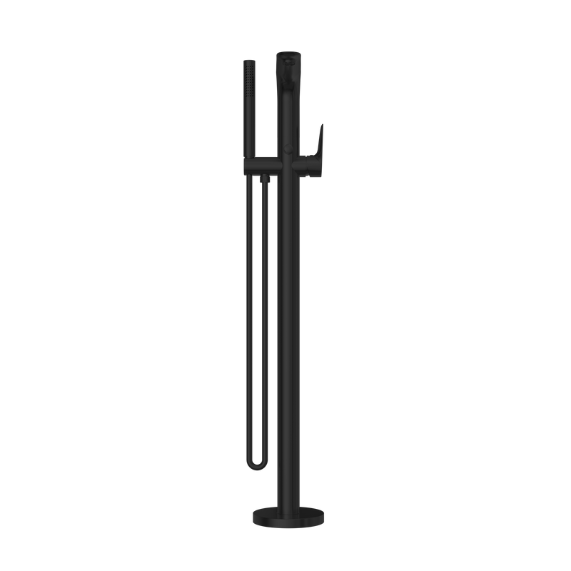 Bianca Freestanding Bath Mixer With Hand Shower Matte Black