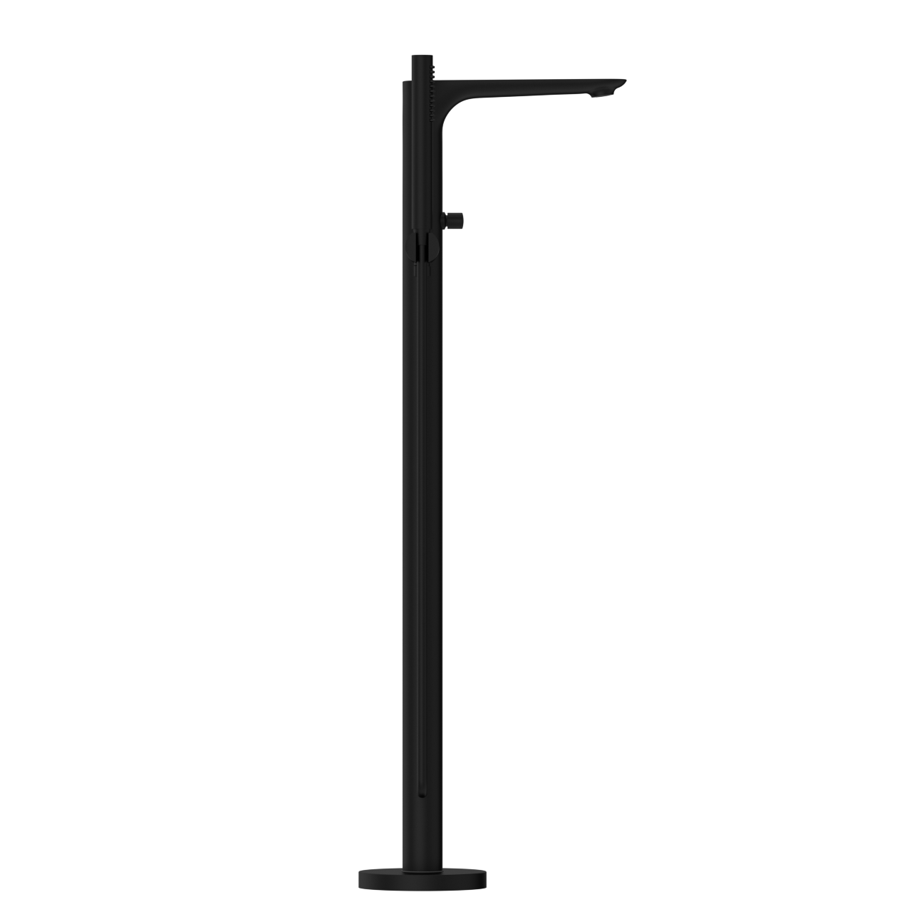 Bianca Freestanding Bath Mixer With Hand Shower Matte Black