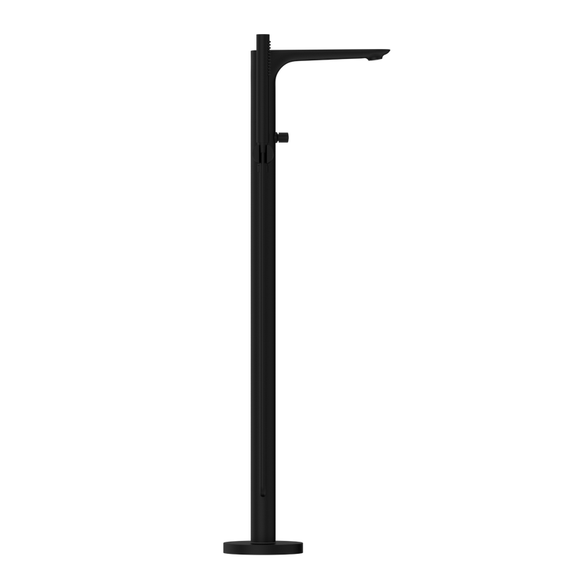 Bianca Freestanding Bath Mixer With Hand Shower Matte Black