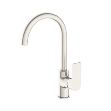 Bianca Kitchen Mixer Gooseneck Spout Brushed Nickel