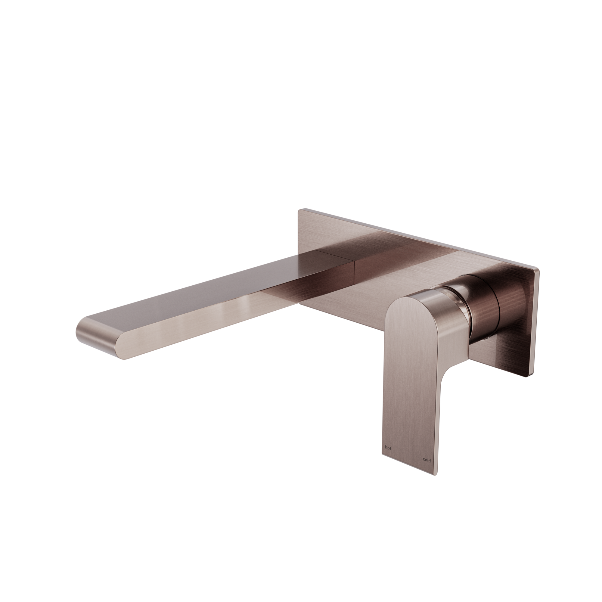 Bianca Wall Basin/Bath Mixer 187mm Brushed Bronze