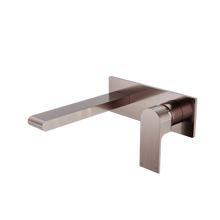 Bianca Wall Basin/Bath Mixer 187mm Brushed Bronze