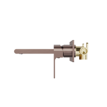Bianca Wall Basin/Bath Mixer 187mm Brushed Bronze