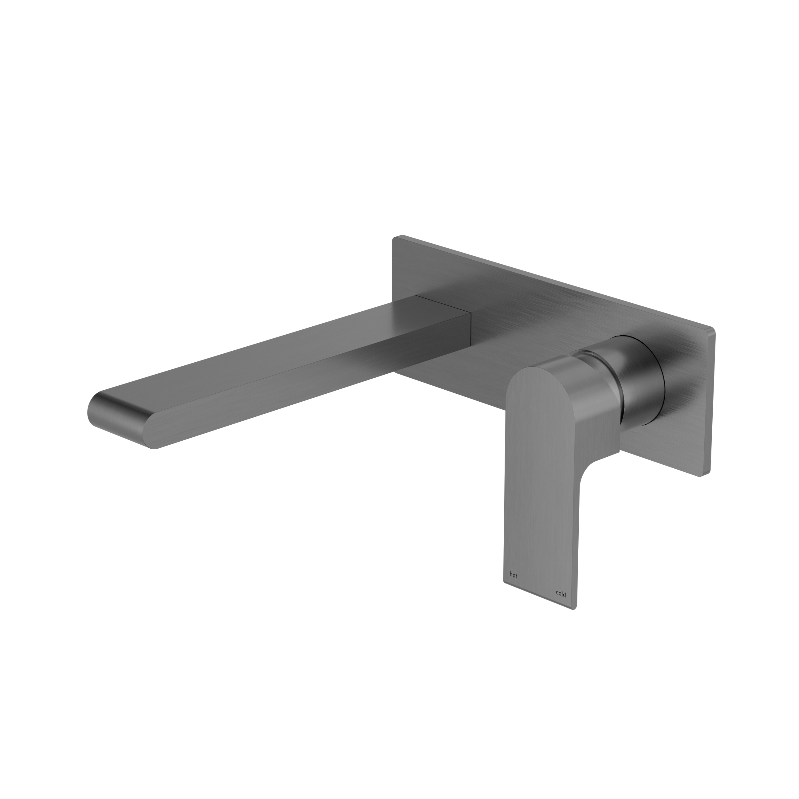Bianca Wall Basin/Bath Mixer 187mm Gun Metal