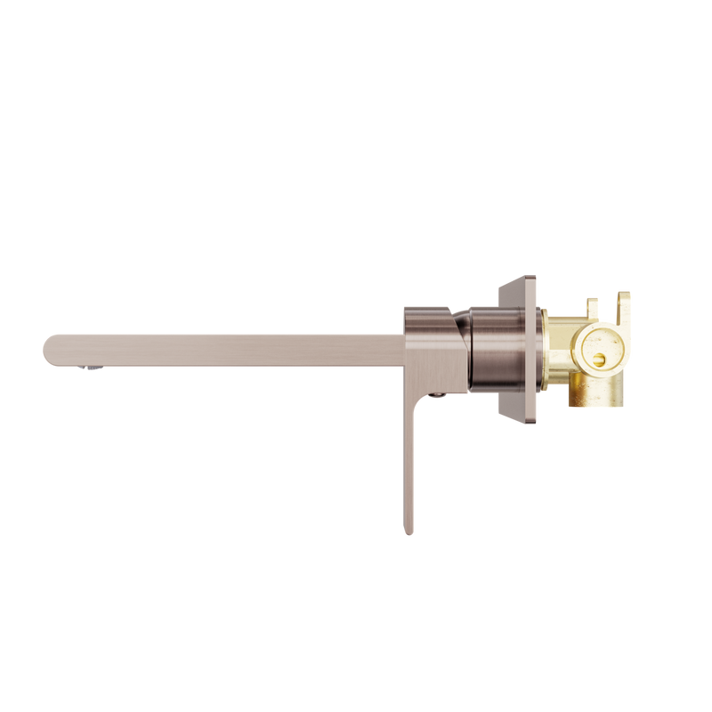 Bianca Wall Basin/Bath Mixer 230mm Brushed Bronze