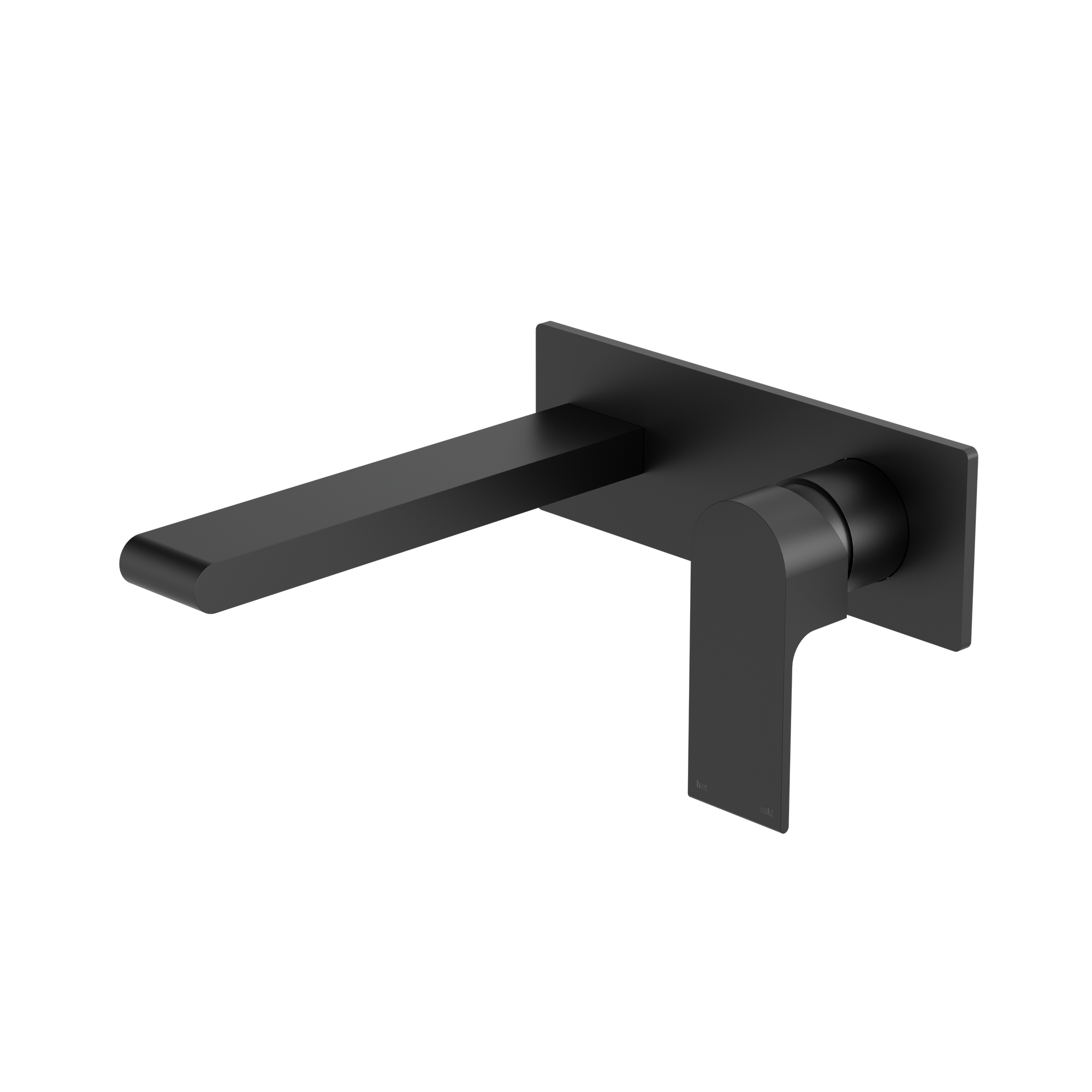 Bianca Wall Basin/Bath Mixer 230mm Matte Black