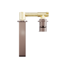 Bianca Wall Basin/Bath Mixer Separate Back Plate 187mm Brushed Bronze