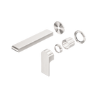 Bianca Wall Basin/Bath Mixer Separate Back Plate 187mm Trim Kits Only Brushed Nickel