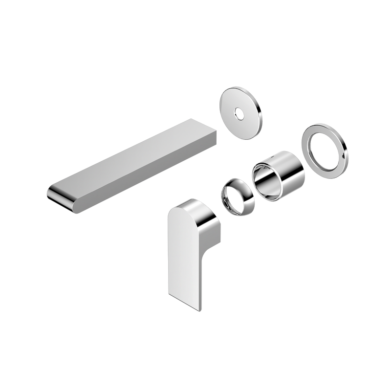 Bianca Wall Basin/Bath Mixer Separate Back Plate 187mm Trim Kits Only Chrome