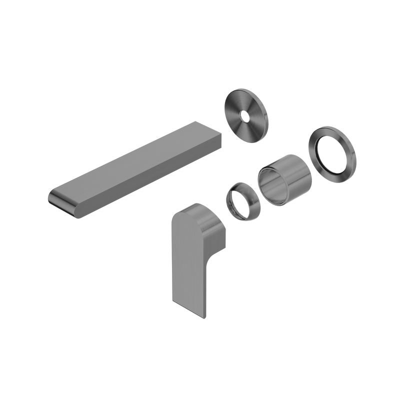Bianca Wall Basin/Bath Mixer Separate Back Plate 187mm Trim Kits Only Gun Metal