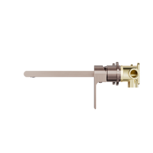 Bianca Wall Basin/Bath Mixer Separate Back Plate 230mm Brushed Bronze