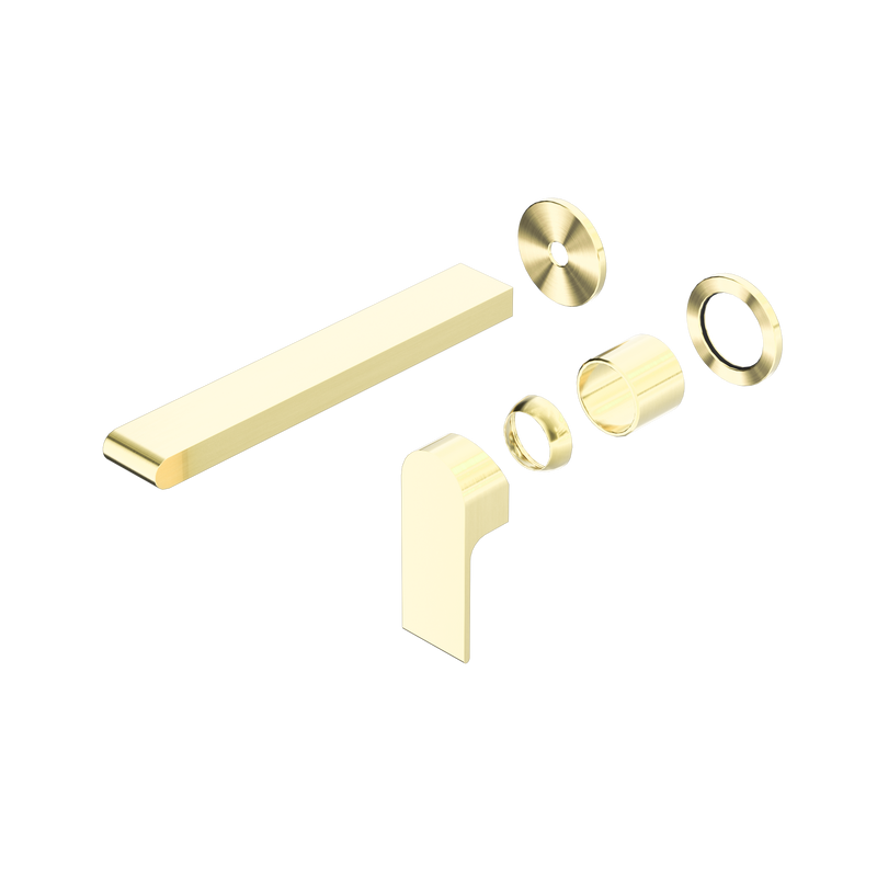 Bianca Wall Basin/Bath Mixer Separate Back Plate 230mm Trim Kits Only Brushed Gold