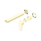 Bianca Wall Basin/Bath Mixer Separate Back Plate 230mm Trim Kits Only Brushed Gold