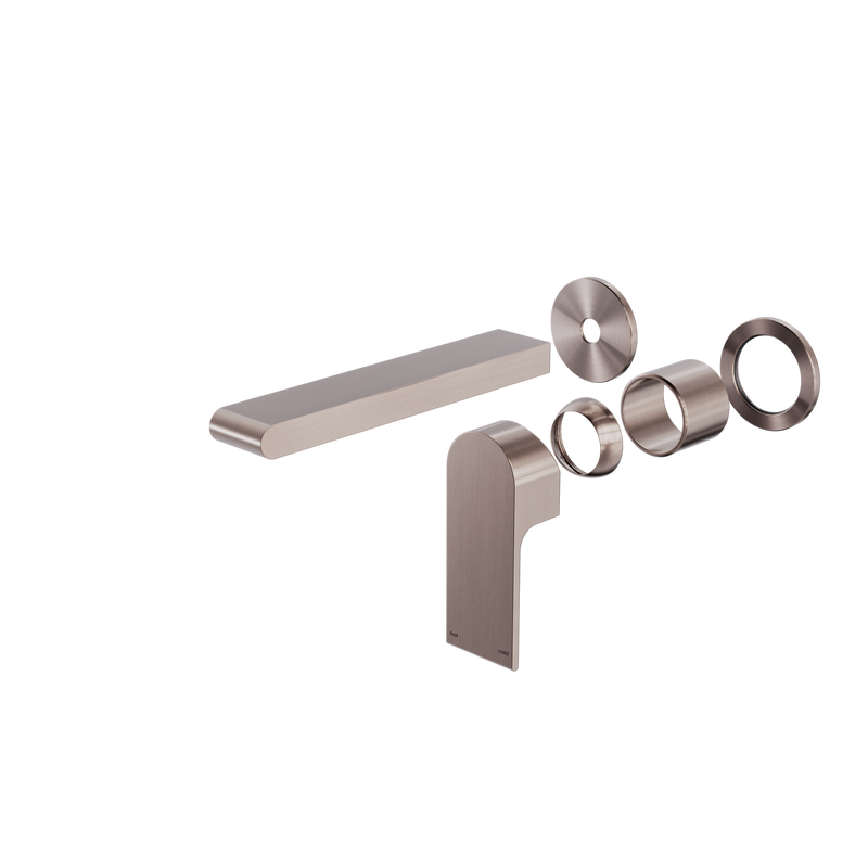 Bianca Wall Basin/Bath Mixer Separate Back Plate 187mm Trim Kits Only Brushed Bronze